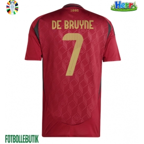 Belgien Kevin De Bruyne #7 Hemmatröja EM 2024 Kortärmad